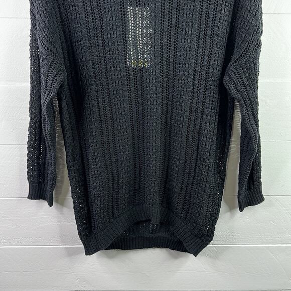 VERO MODA Black Molly Starbuck‎ 3/4 Sleeve Knit Sweater Size Medium - Picture 6 of 13